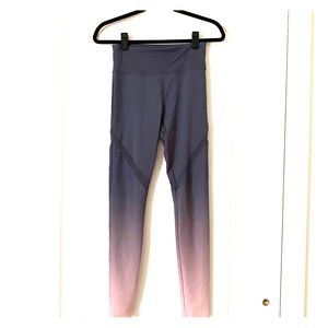 Forever 21 Ombré Blue/Pink Leggings with Mesh